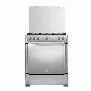 Cocina a gas Indurama Turín de 5 quemadores en color acero inoxidable