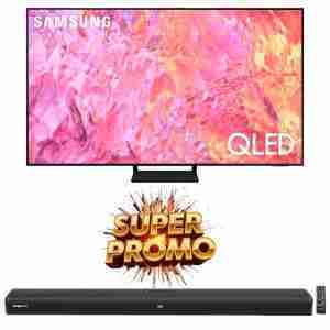 SMART TV SAMSUNG 55"  QLED + BARRA DE SONIDO MONSTER